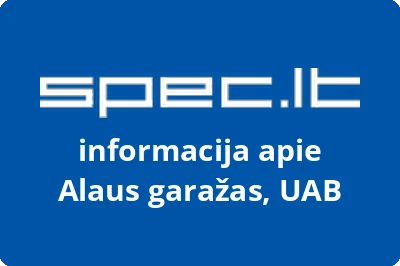 Alaus garažas, UAB