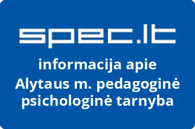 Alytaus miesto pedagoginė psichologinė tarnyba