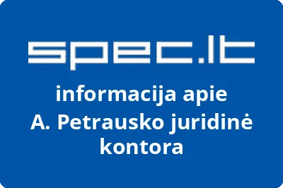 A. Petrausko juridinė kontora