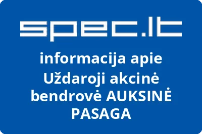 AUKSINĖ PASAGA, UAB