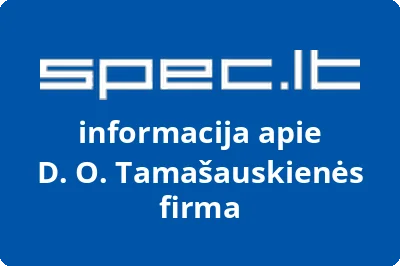 D. O. Tamašauskienės firma