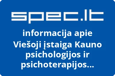Kauno psichologijos ir psichoterapijos institutas, VŠĮ