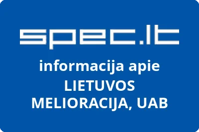 firma LIETUVOS MELIORACIJA, UAB