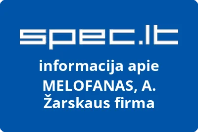 MELOFANAS, A. Žarskaus firma