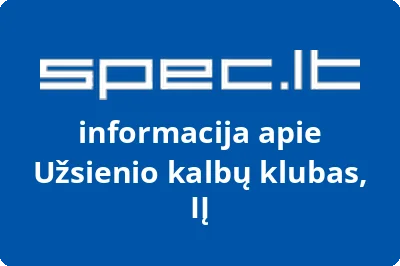 Užsienio kalbų klubas, IĮ