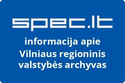 Vilniaus regioninis valstybės archyvas